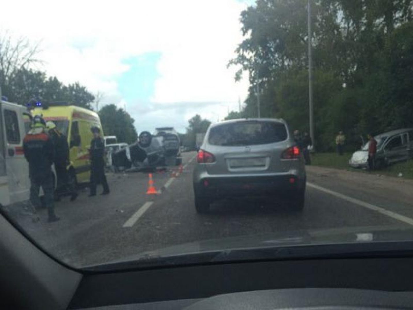Один человек пострадал в результате ДТП в районе Щелковского шоссе