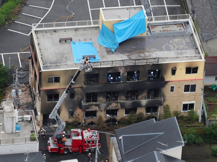 В Японии при пожаре на студии аниме погибли более 30 человек