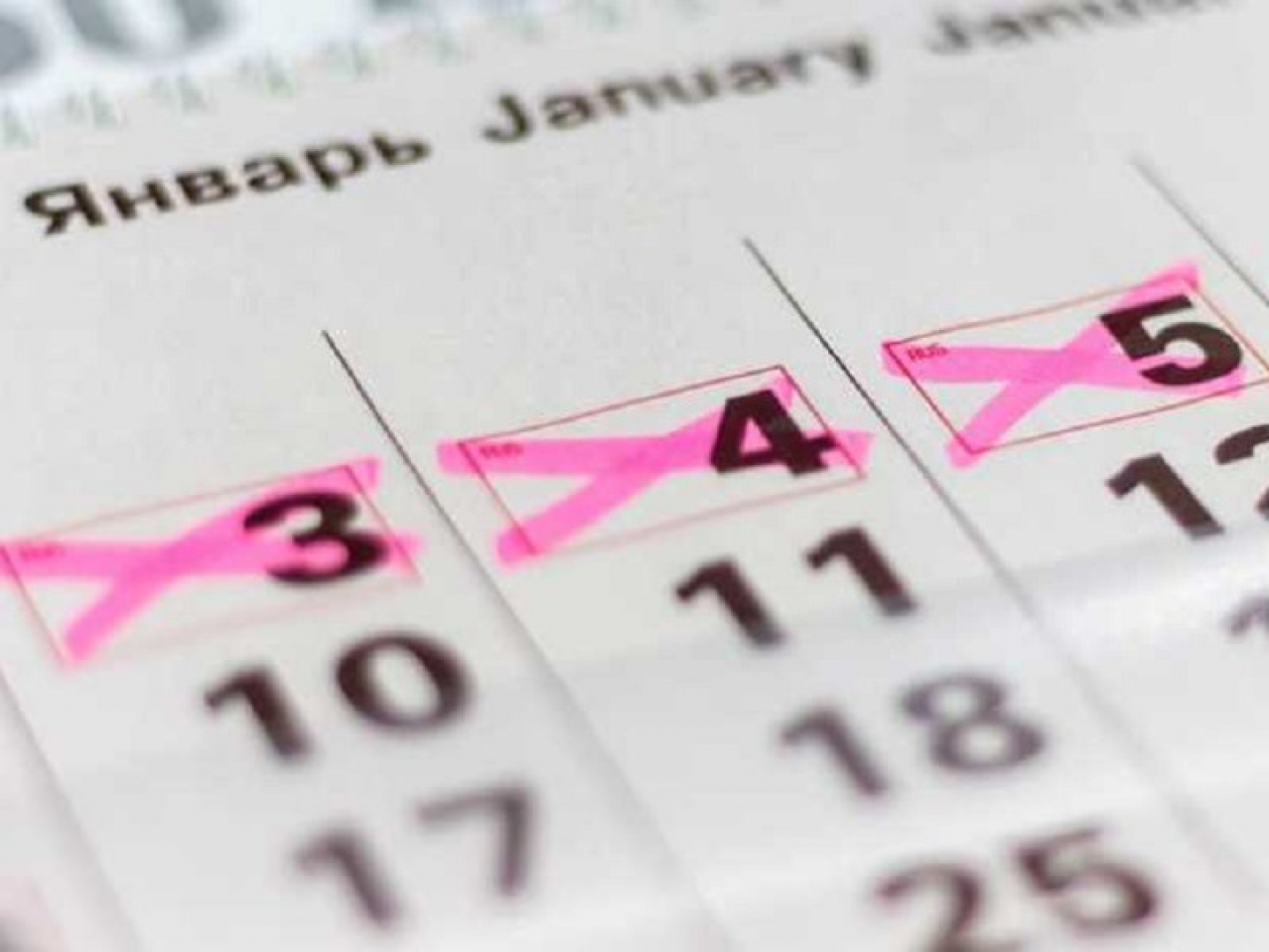 В Минтруде предложили новые сроки новогодних каникул