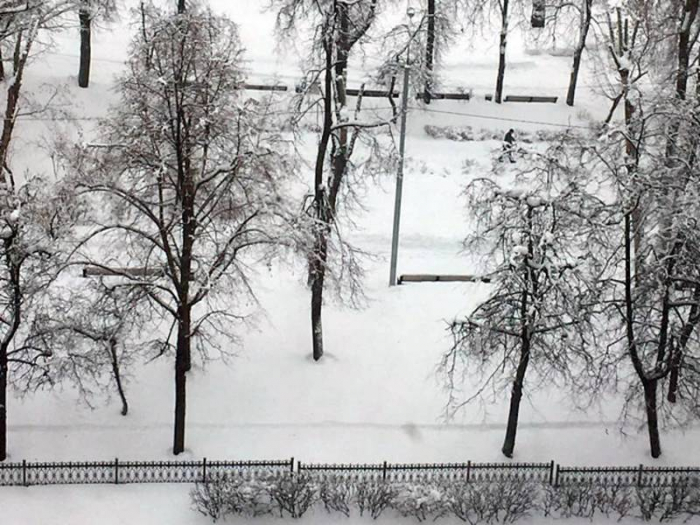 Прошедшая ночь в Москве стала самой морозной в феврале