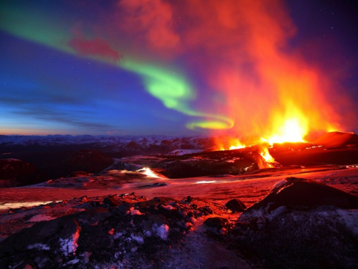 В Исландии снова активизировались вулканы