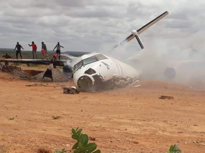 Военный самолет потерпел крушение в Нигерии