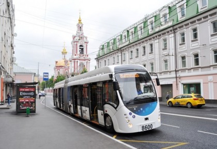 Собянин запустил электробусы на городские маршруты